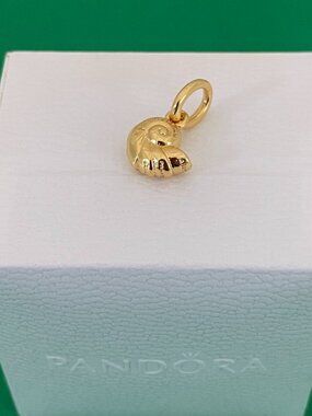Authentic Pandora Disney The Little Mermaid Enchanted Shell Dangle Charm